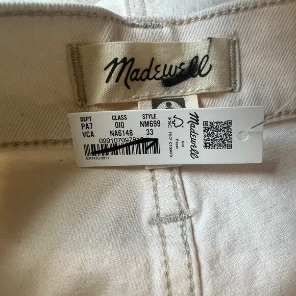 Madewell The Perfect Vintage Wide-Leg Jean Size 33 NWT - Picture 7 of 8